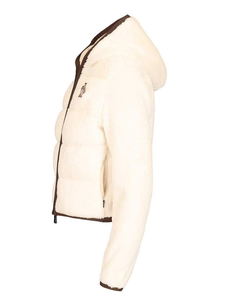 Moncler Grenoble Polartec® Padded Hoodie Giacche - Bianco | 1984ac9dcef3965360a8f2dedfe5fac33503f5d3