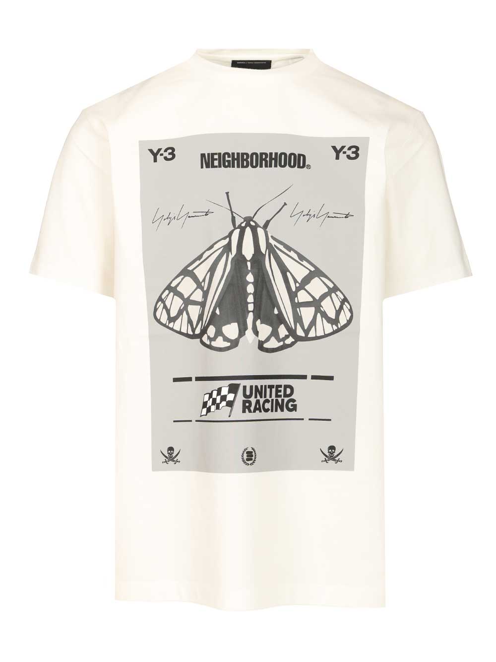 Adidas Y-3 Nbhd Graphic T-Shirt - Bianco | 96c54f74a69aab3db6edfe74130043af15635e90