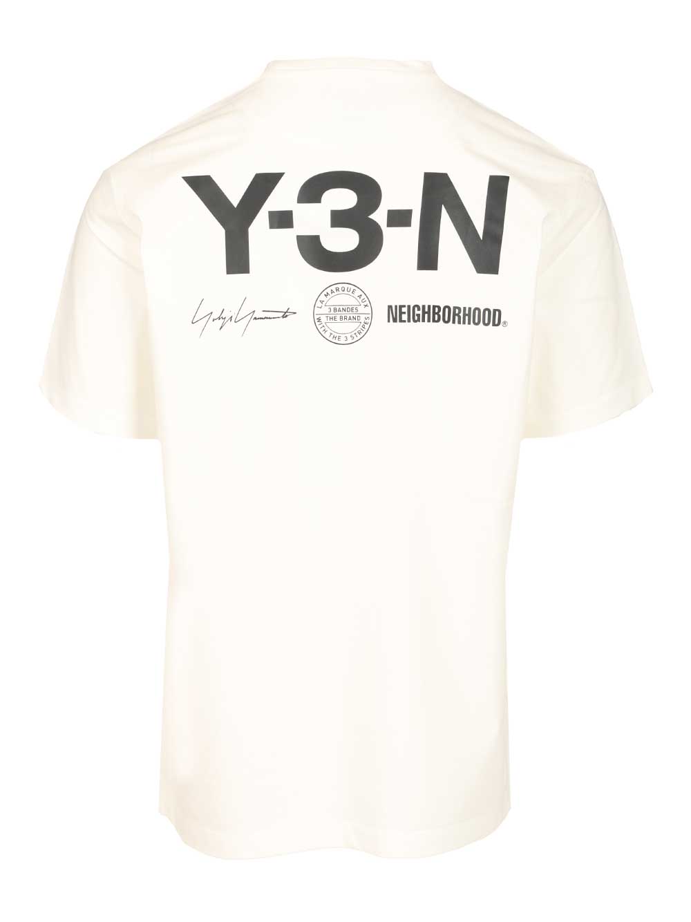 Adidas Y-3 Nbhd Graphic T-Shirt - Bianco | 78021356efc379108547e7195310d74b6b486191