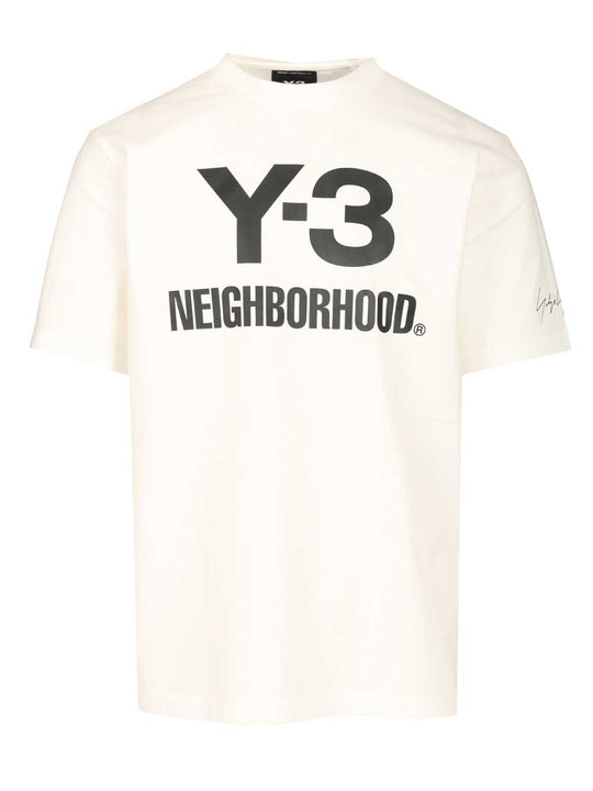 Nbhd Logo T-Shirt Bianco