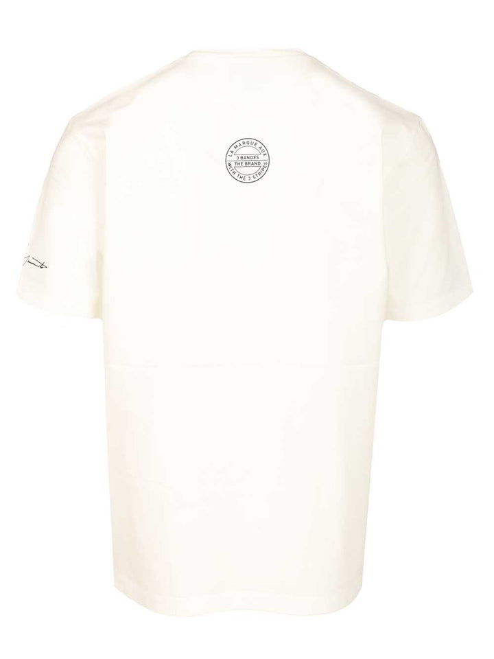 Adidas Y-3 Nbhd Logo T-Shirt - Bianco | 8712f477b18a7ad9af2f607b3d3b8f46e3b3de37