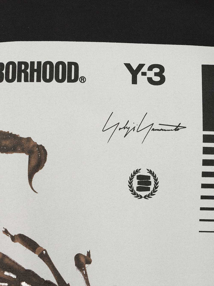 Adidas Y-3 Nbhd Graphic T-Shirt - Nero | 3de07ec8dd43967aa088bb99ad2c40329da70e42