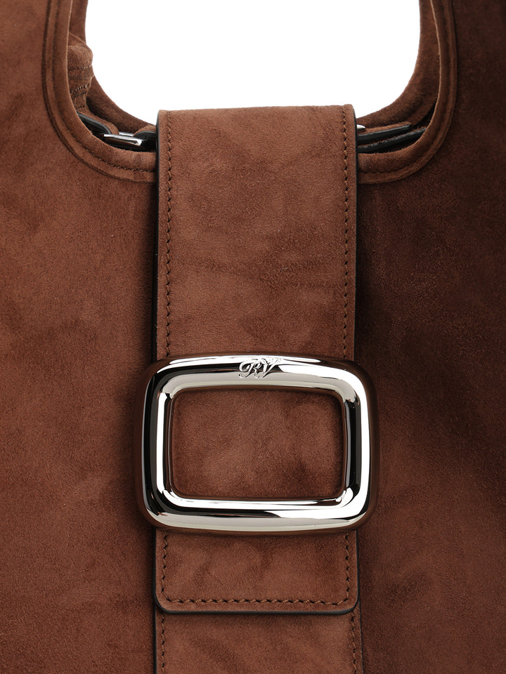 Roger Vivier Viv' Choc Shoulder Bag Shoulder Bags - Marrone | b830cbbc62b3c5542a5ce4aca40cd3ce46b3bba0