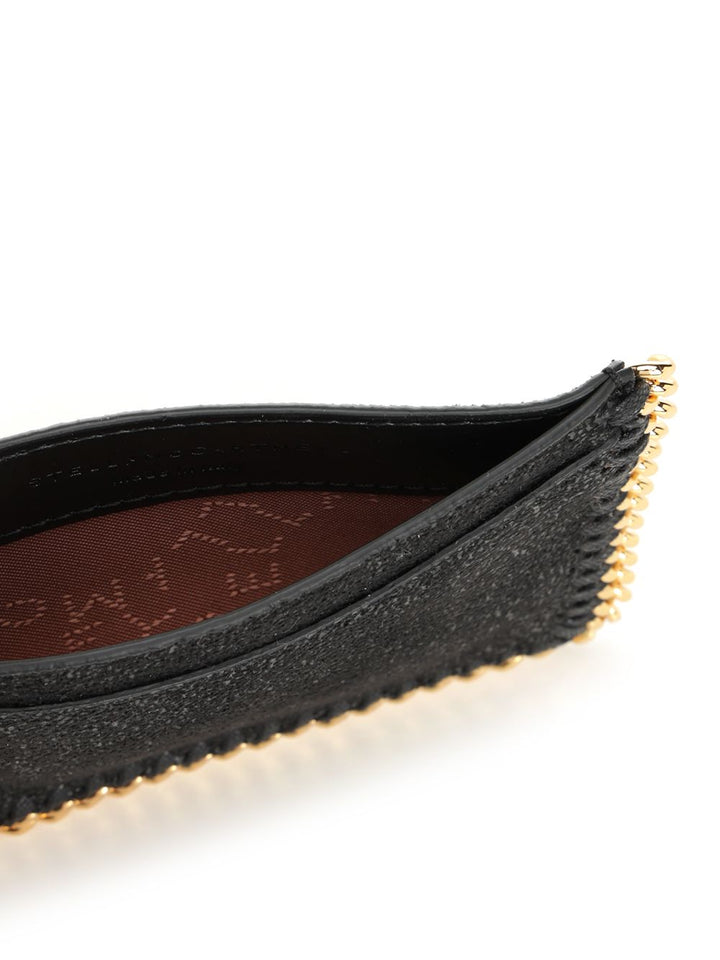Stella Mccartney Falabella Card Holder Wallets - Nero | a4baad4aa8053d9d335ba1ad2ab0b8d72cea85c6