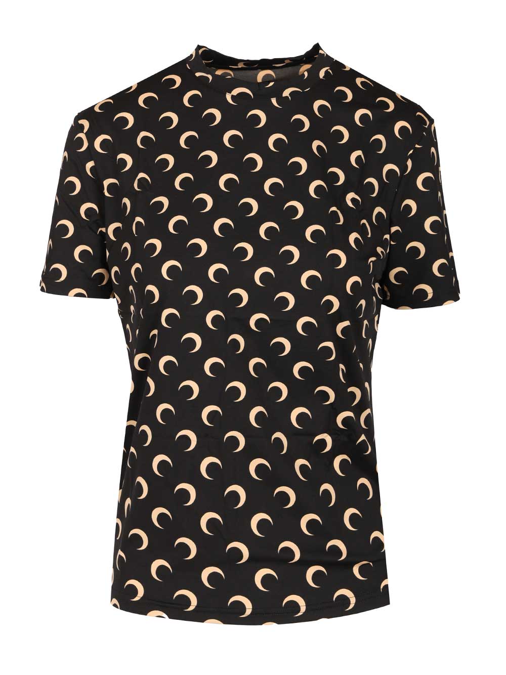 Marine Serre Moon Short-Sleeved Shirt Top - Nero | b2c0ae5234ba54c7c2b8a5f0025867a4e634cf00