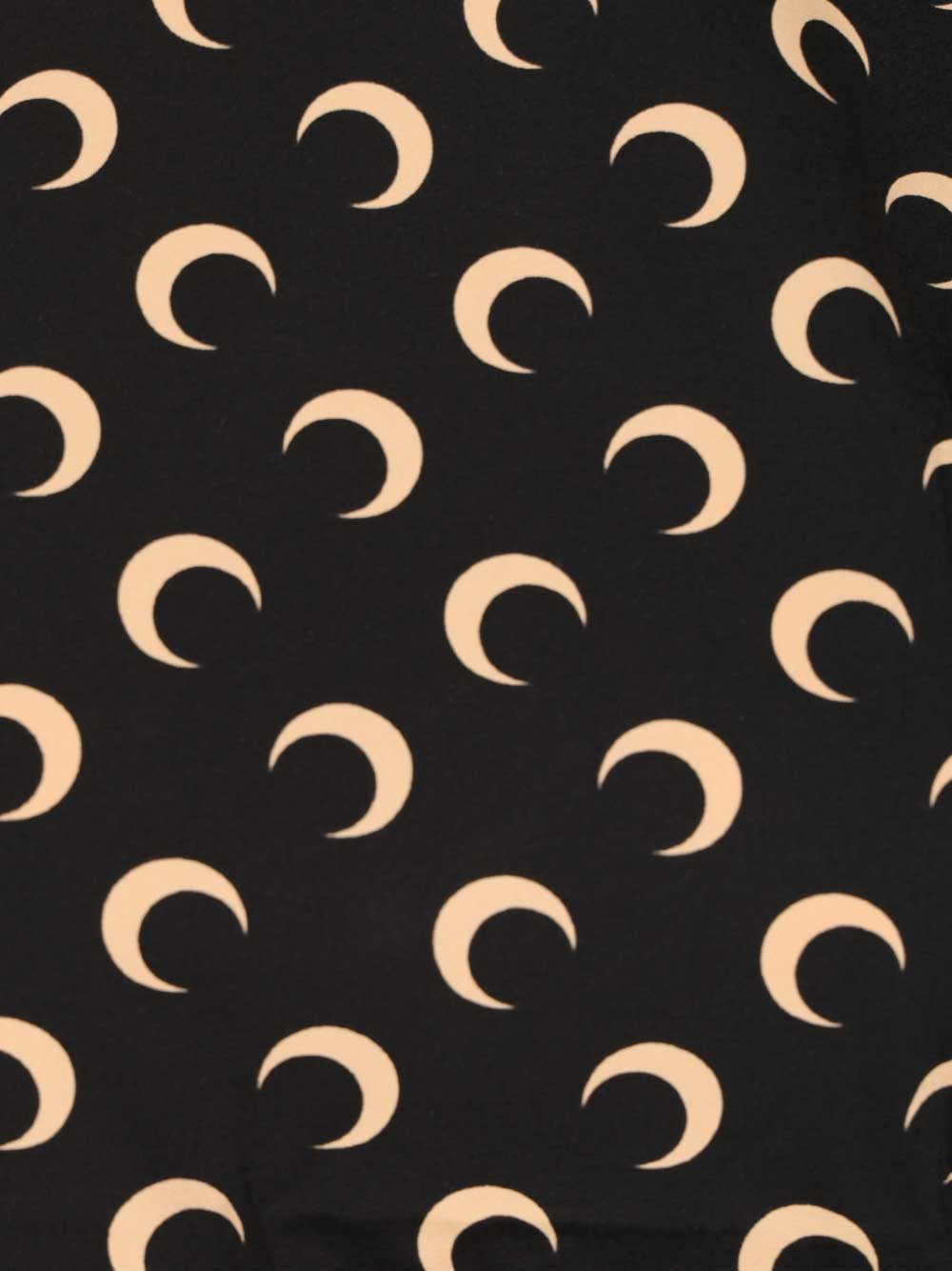 Marine Serre Moon Short-Sleeved Shirt Top - Nero | c9fe0be5cfc9526ec2d71b603d953fd834096359