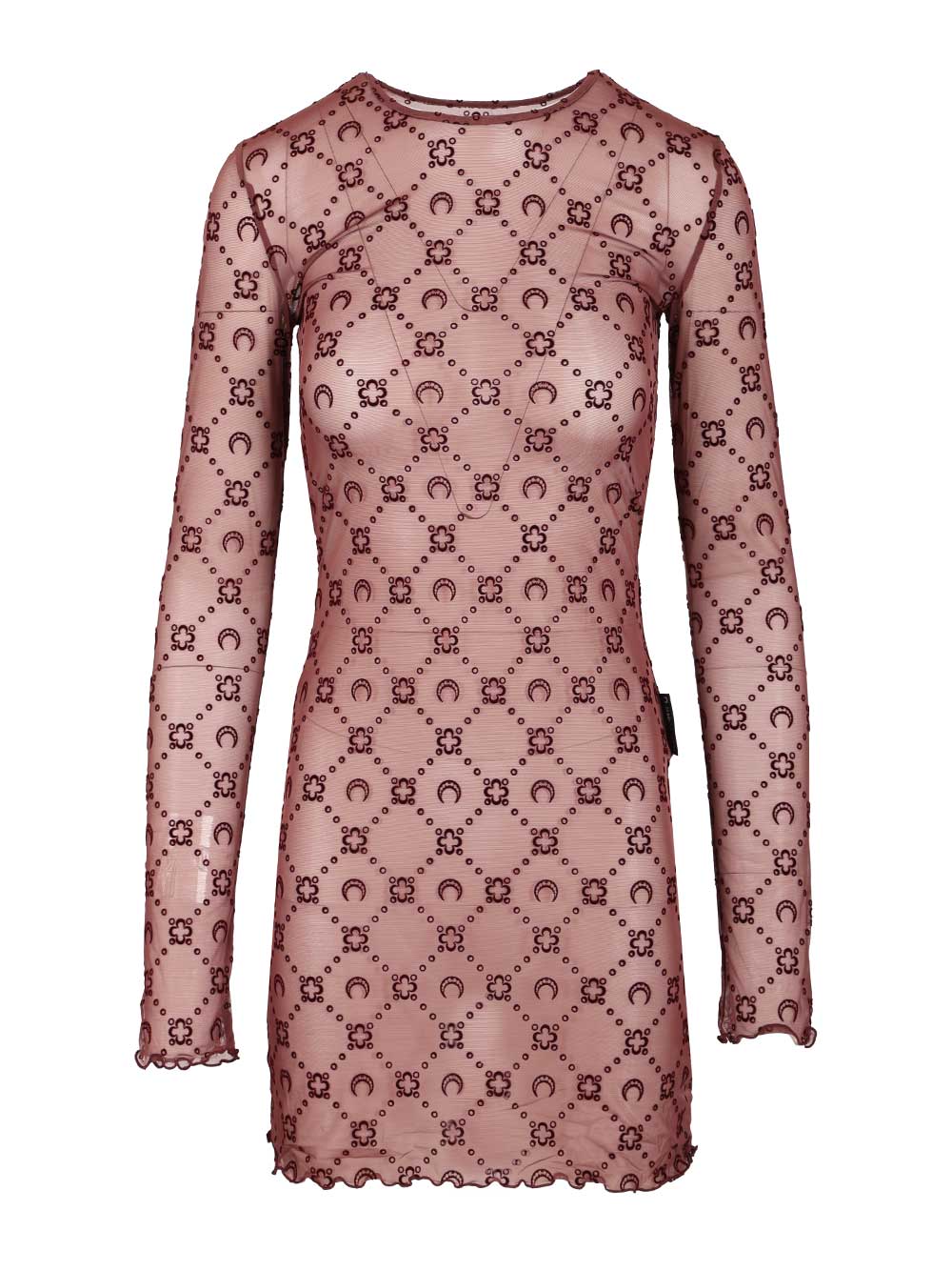 Marine Serre Moonogram Mini Crewneck Dress Abiti - Violet | a2221d6a81b024d50c7f47f3b7baec8f0a3f01cc