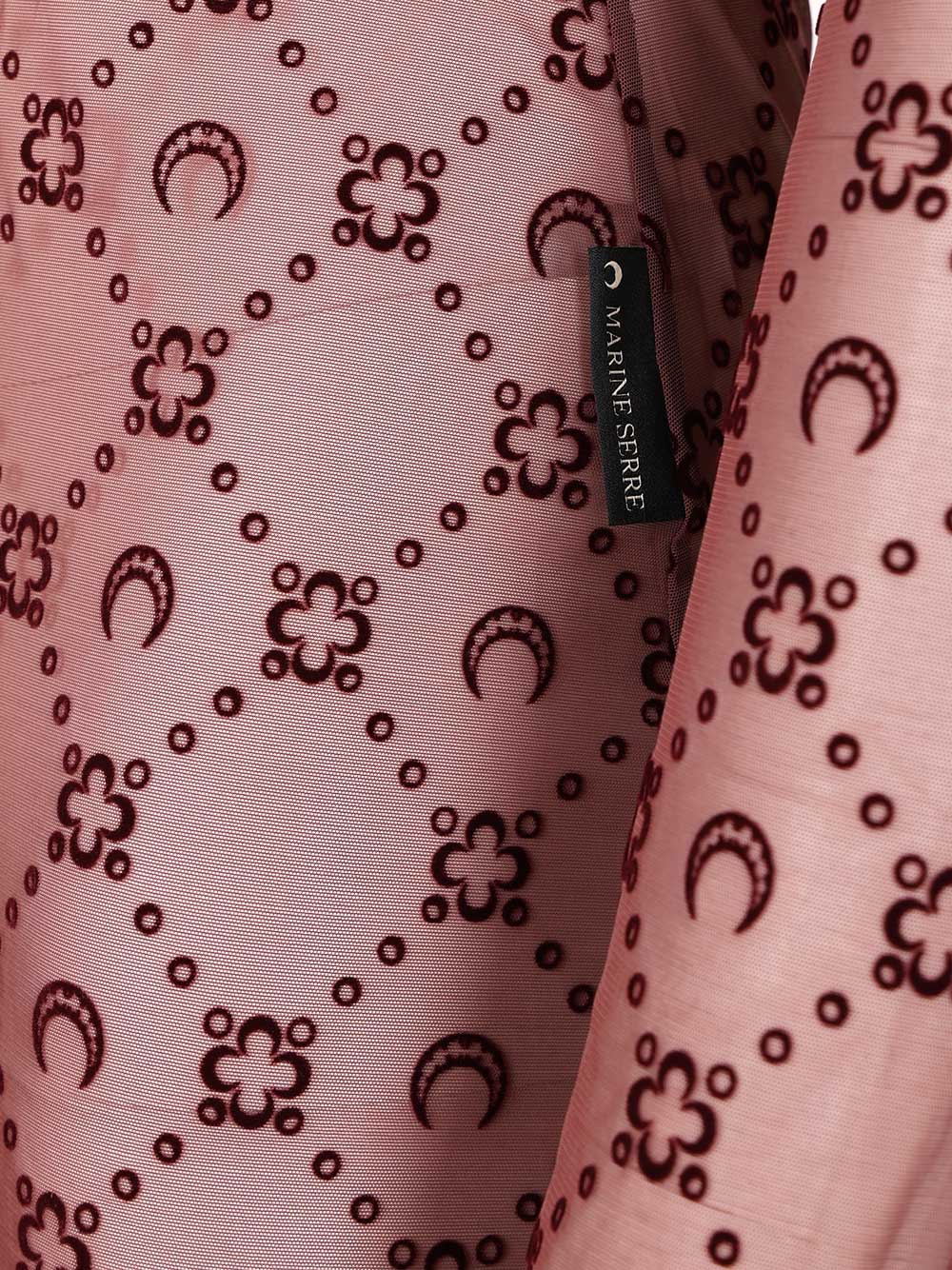 Marine Serre Moonogram Mini Crewneck Dress Abiti - Violet | 8f1a37bbba650e2ed69705b5b67a6ebb7380b3ac