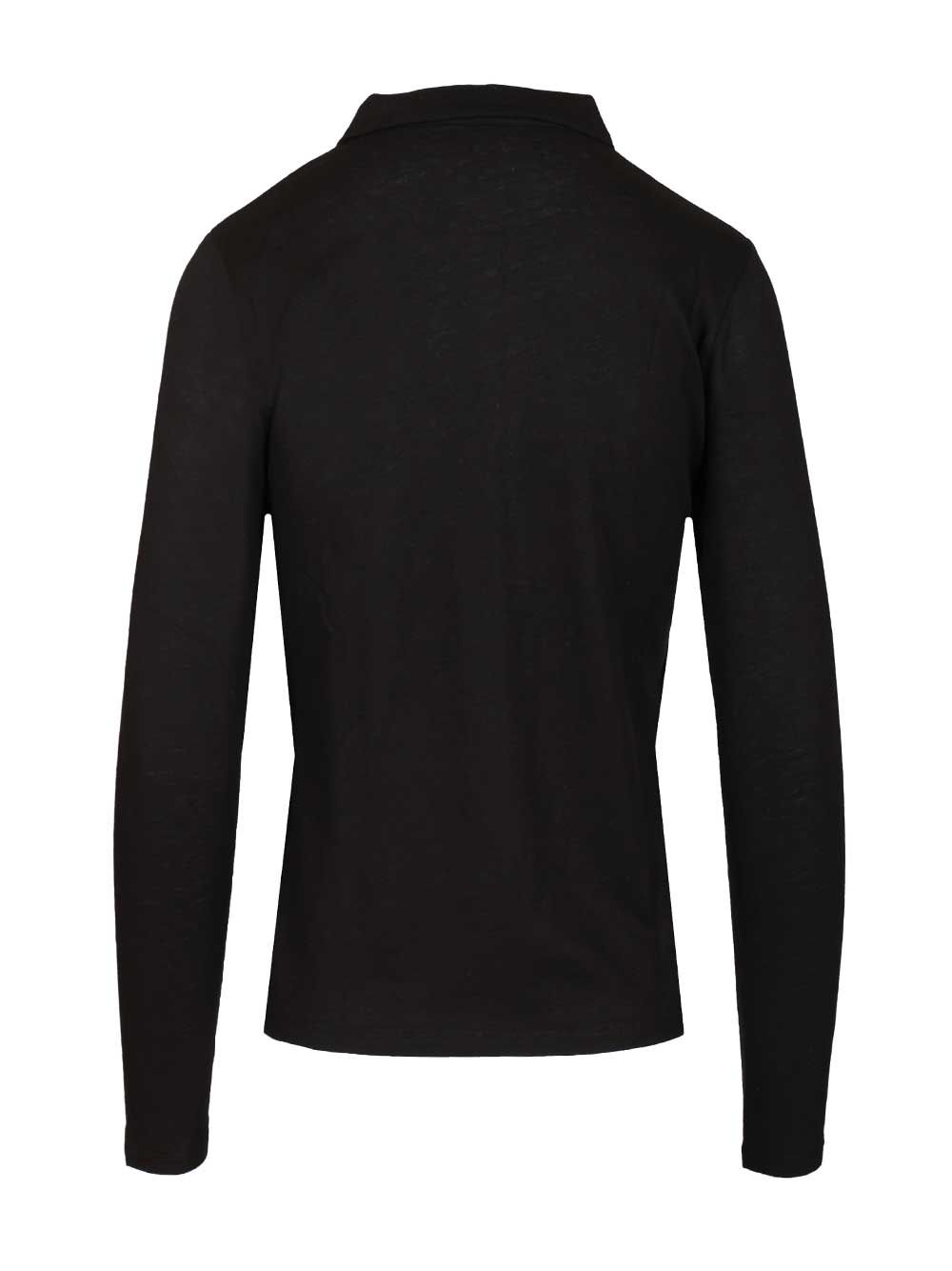 Al Duca D'Aosta Cotton And Cashmere Polo Shirt T-Shirt - Nero | 1578a5c65df56d2bf1fb206e315493421db3b53d