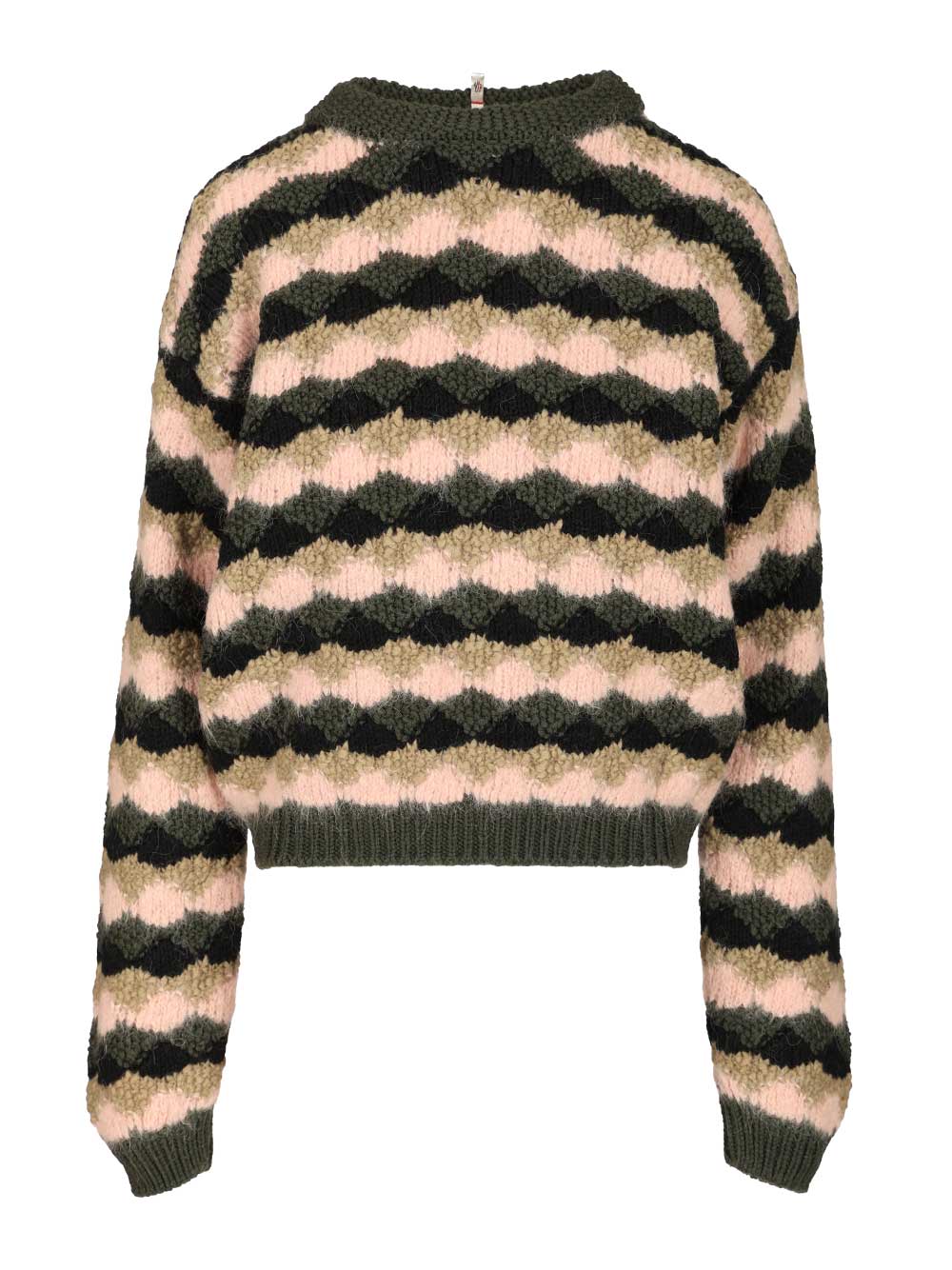 Moncler Grenoble Striped Sweater In Wool And Alpaca Blend Knitwear - Multicolor | 1b8a3e25fc408a571b382184676a2ddbcbdff37d