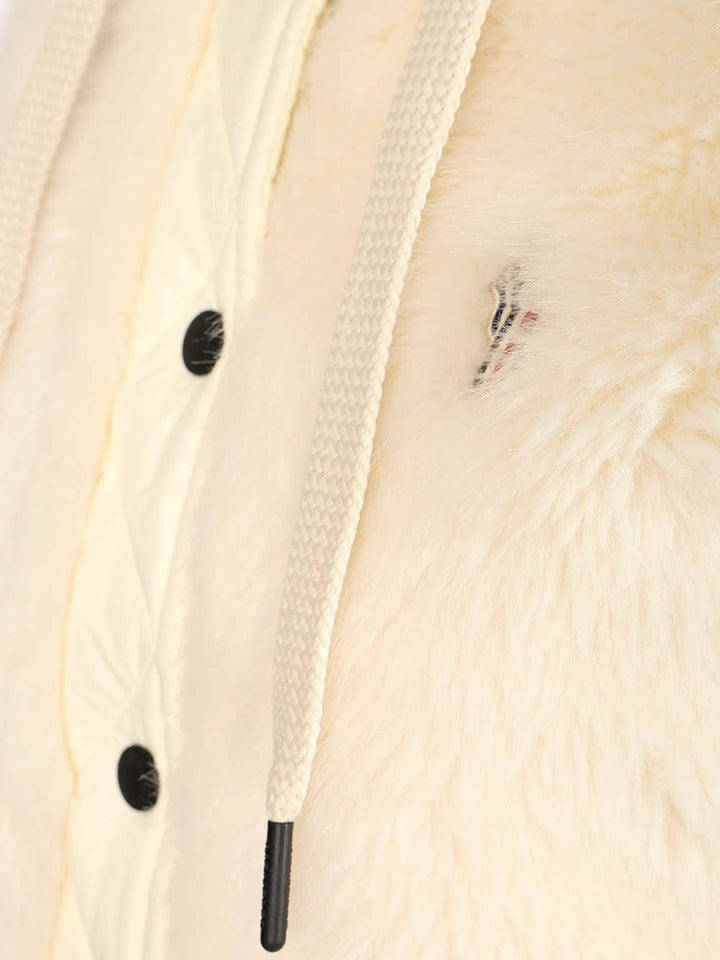 Moncler Grenoble Arve Down Padded Vest Coats - Bianco | 120f7324ab39de9c528d605d7e2b0ee1cb84cc69