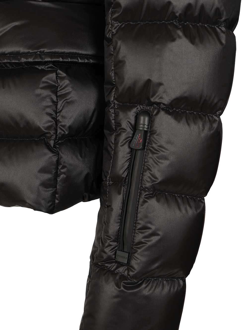 Moncler Grenoble Armoniques Coats - Nero | e28d283b36193c6cac6bc8a2abd349316c28b98a