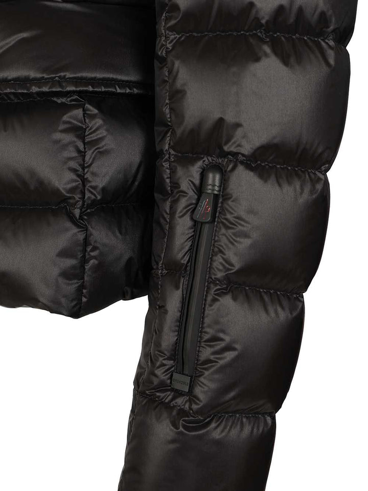Moncler Grenoble Armoniques Coats - Nero | 9f79cb58d7c818d5d15b748c369b37e1b2bec06f