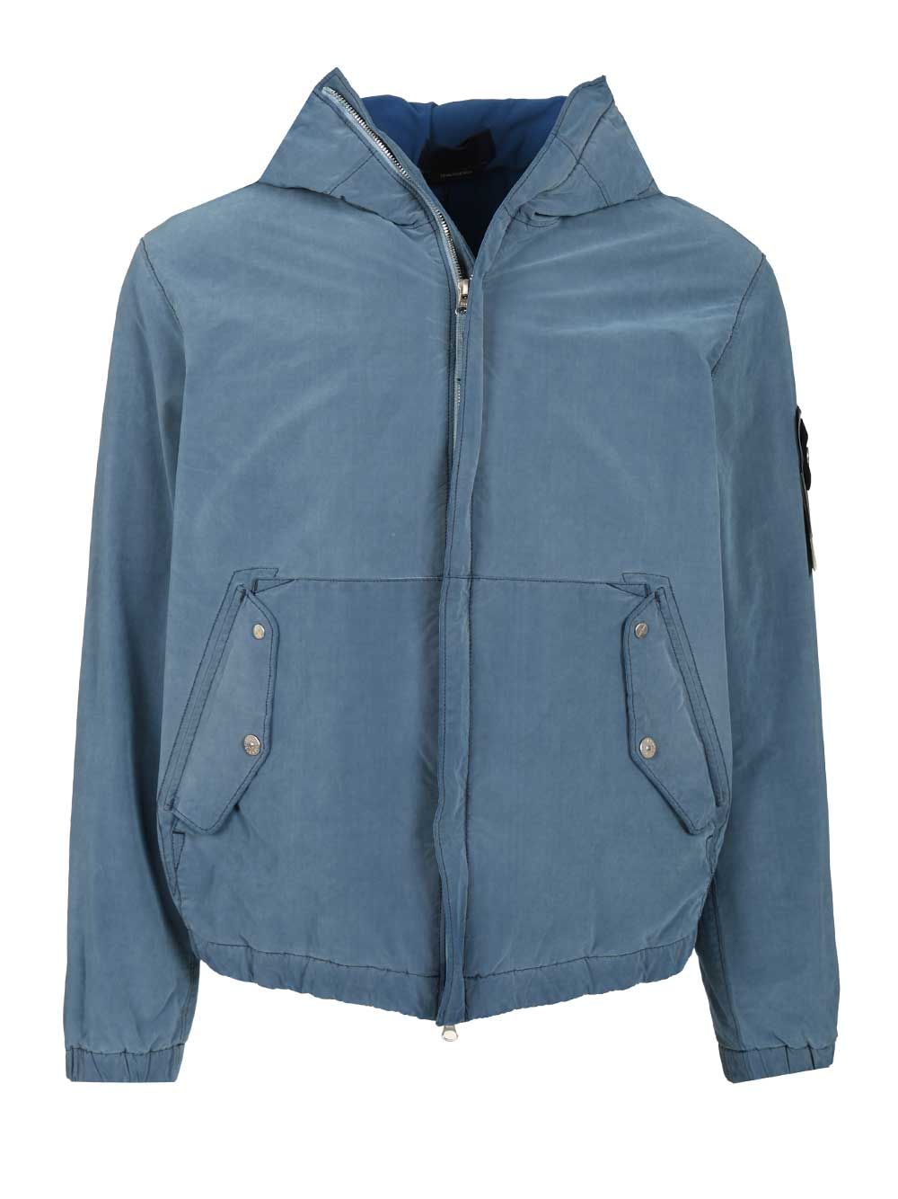 Stone Island Garment Dyed Jacket Giacche - Blu | a9e7e49899a9cbe648ebf51fa95cf756607fc10d