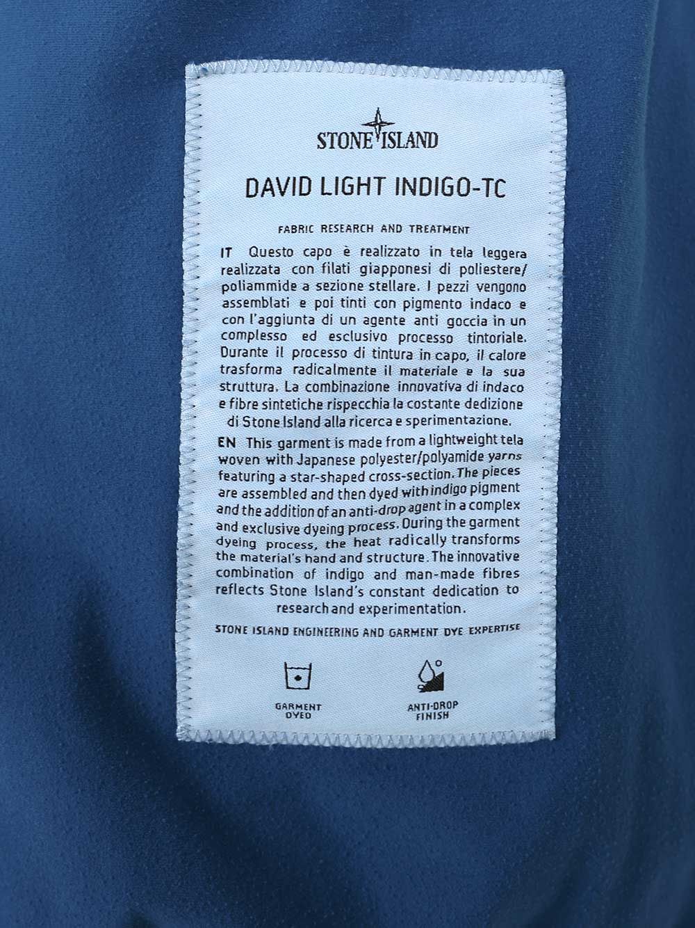 Stone Island Garment Dyed Jacket Giacche - Blu | 3fb2c15261b46ebb248de3ccd2b3fa067388498b