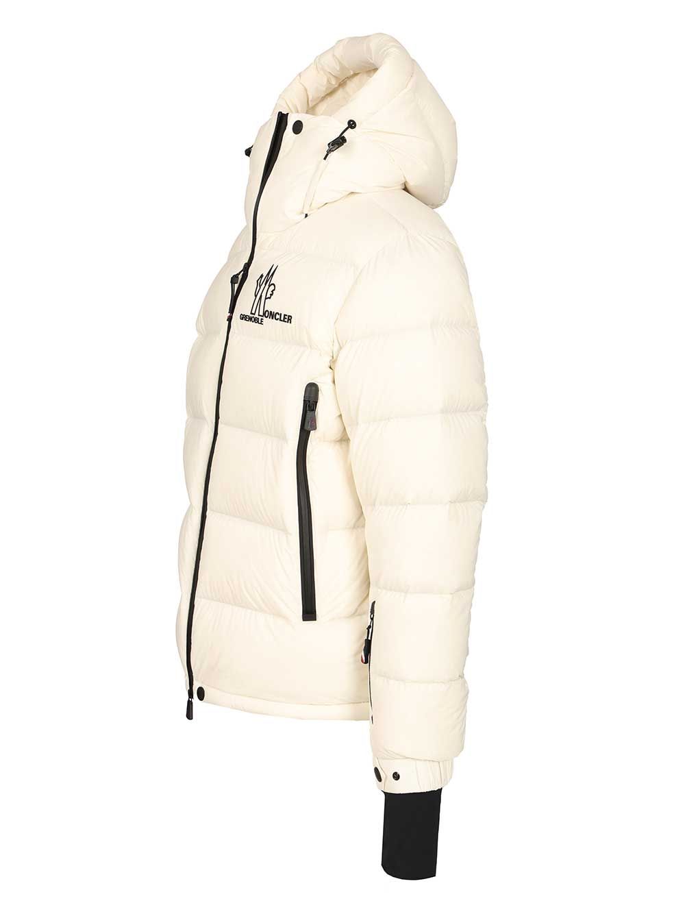 Moncler Grenoble Isorno Coats - Bianco | feb922632c1a8e93845e1153e2a80ef8fd9f564d