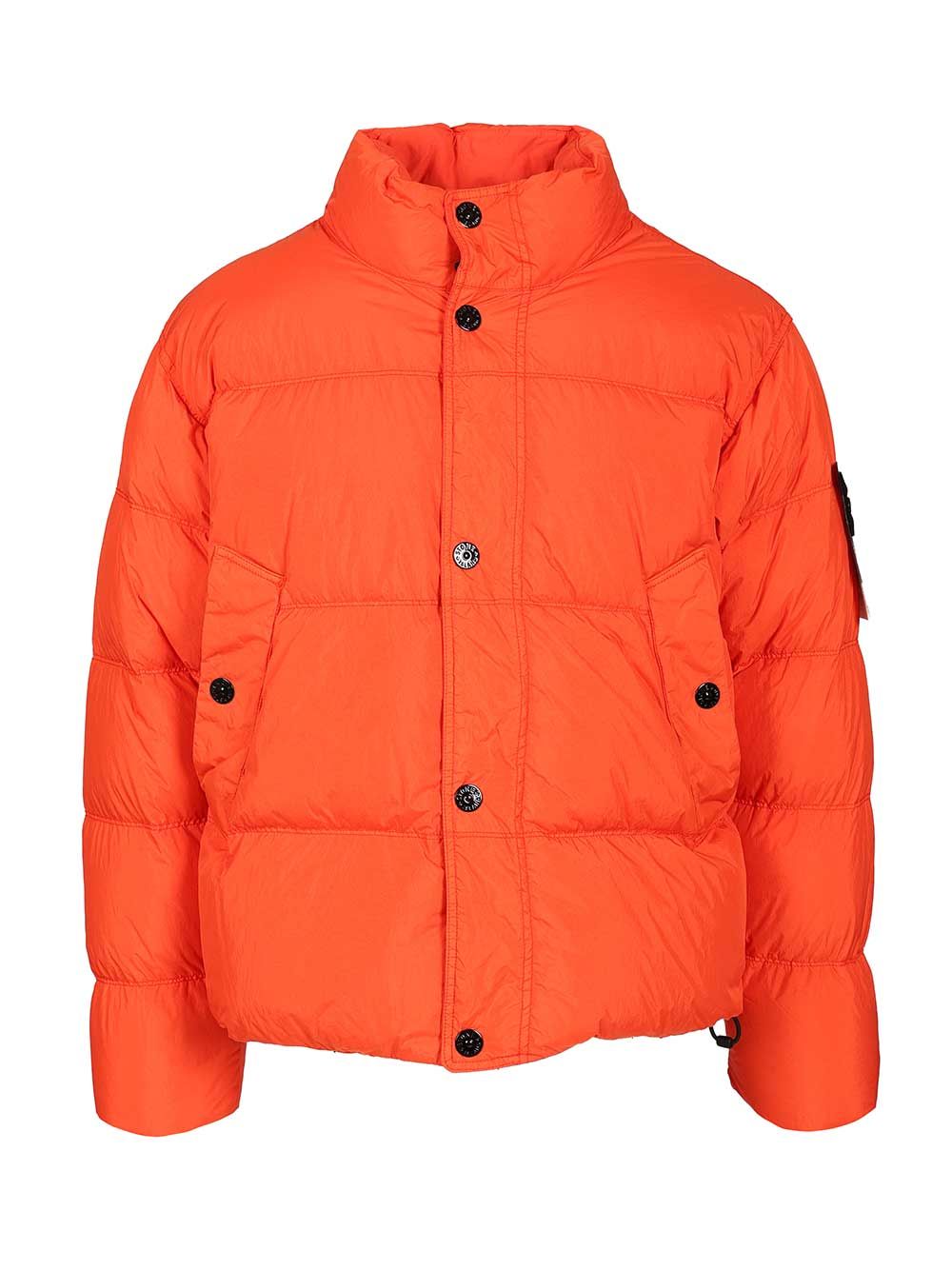 Stone Island Down Jacket In Lightweight Recycled Nylon Reps Coats - Rosso | 18ec99bf2cb5c1cdc9dace901d2c00302d156fca
