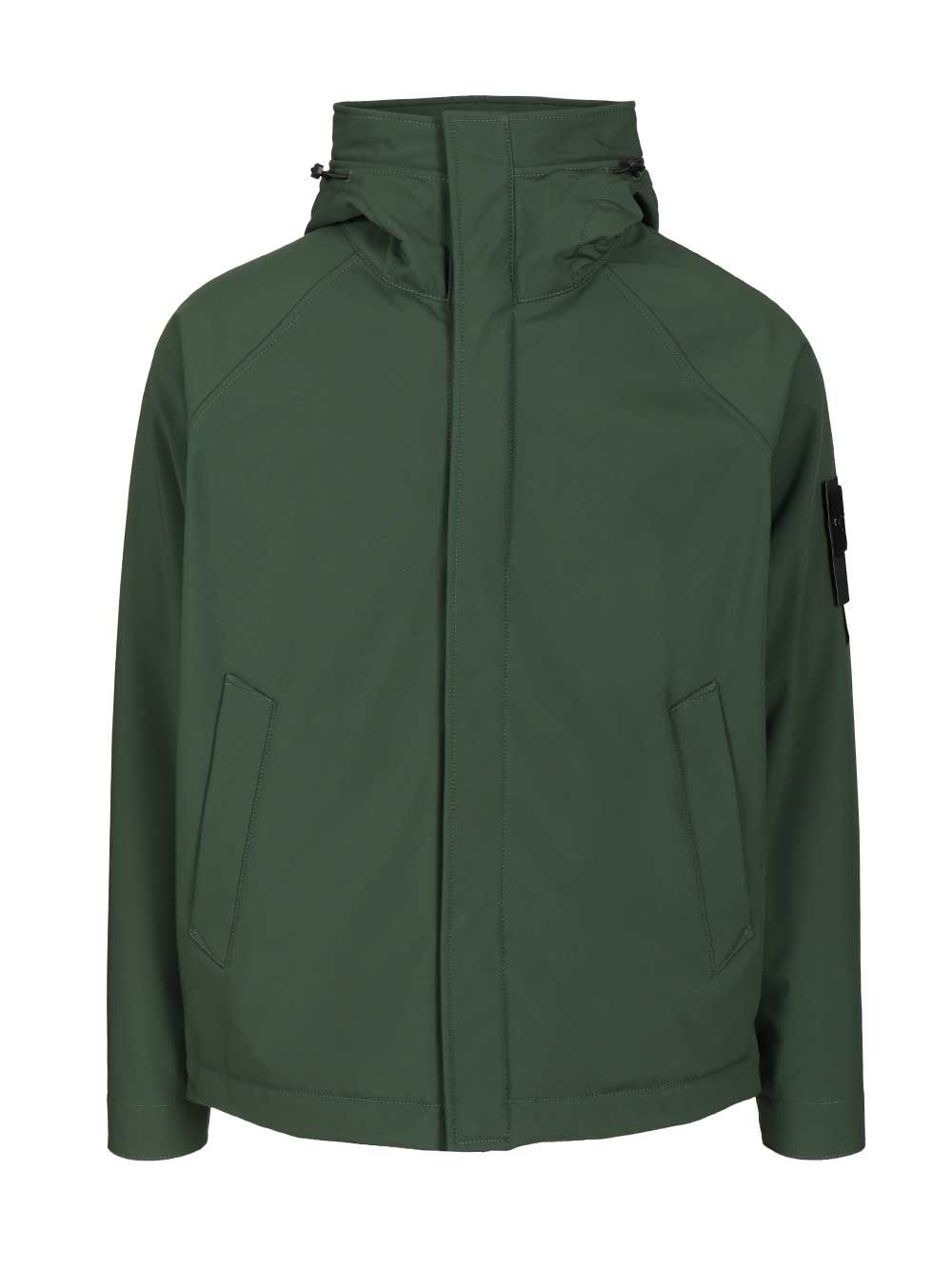 Stone Island Parka Soft Shell-R E.Dye® Coats - Verde | 7823073f514ad1cae11077f4ddd99f61f1d5255c