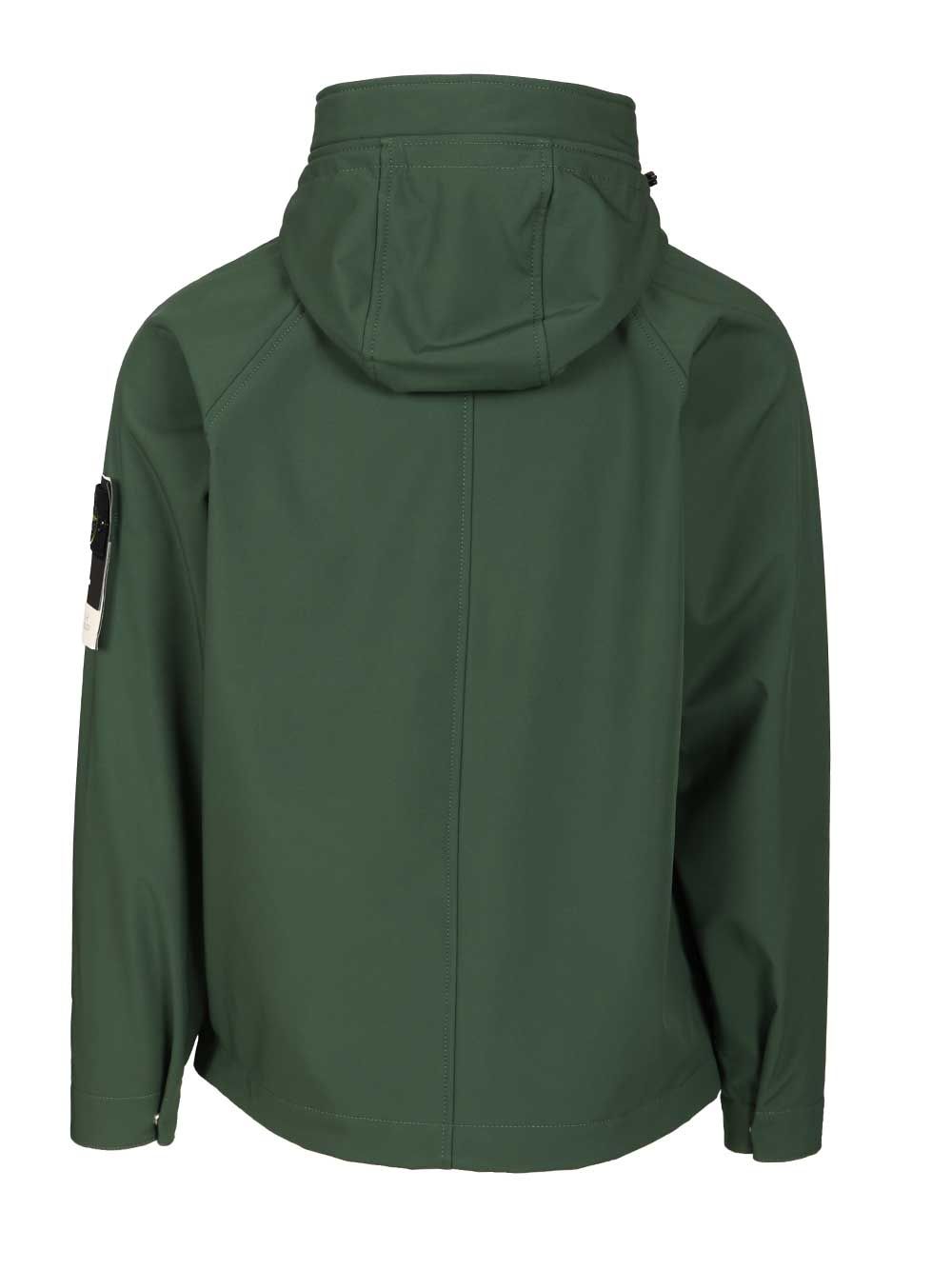 Stone Island Parka Soft Shell-R E.Dye® Coats - Verde | 0f59bfff87f8d6e148f6a3fef3aad10f3181e96e