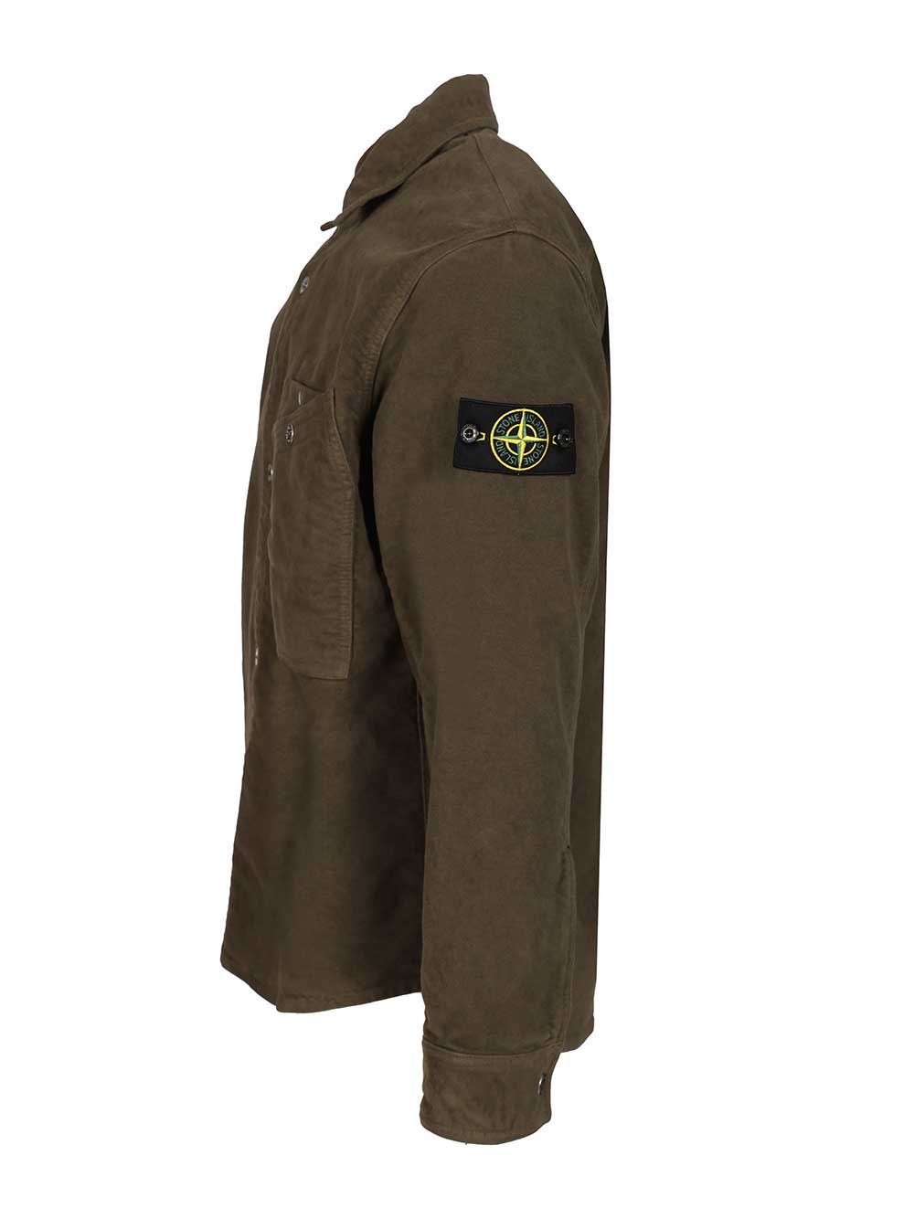 Stone Island Overshirt Shirts - Verde | ea1ca9a95979099a8140d5c1f33eac2f7391d6ef