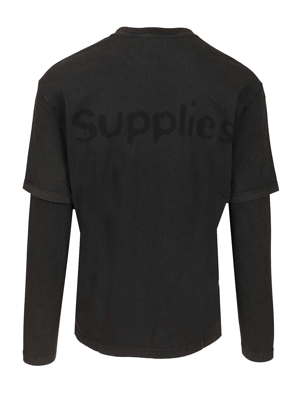 Amish Double-Sleeved T-Shirt - Nero | 9042acd699c419eedf325ccf378b28fbd8c444ff