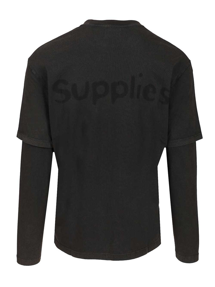 Amish Double-Sleeved T-Shirt - Nero | 9042acd699c419eedf325ccf378b28fbd8c444ff
