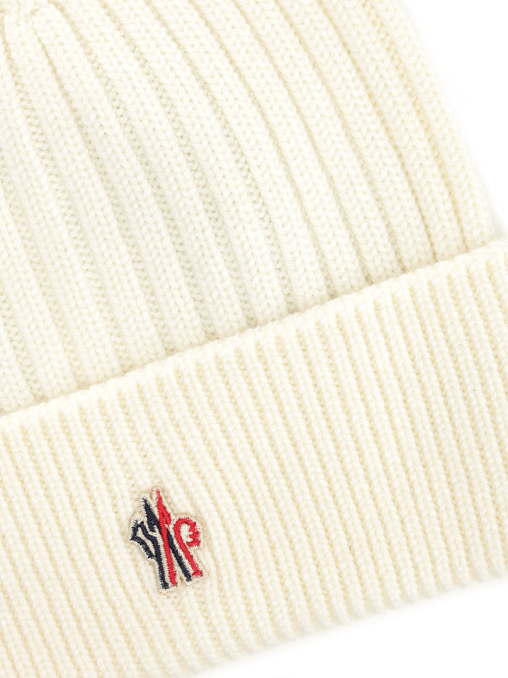 Moncler Grenoble Wool Hat Cappelli - Bianco | 16672671effb92766c5f30625c17c340938c97f7