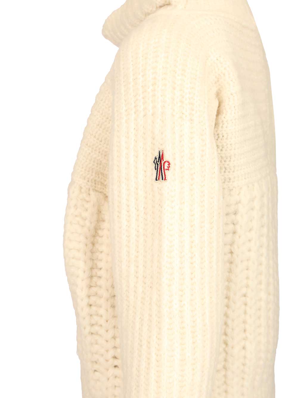 Moncler Grenoble Turtleneck Sweater Knitwear - Bianco | a42e4743f82aec5c12c5f8789c5a8be90d530c5a
