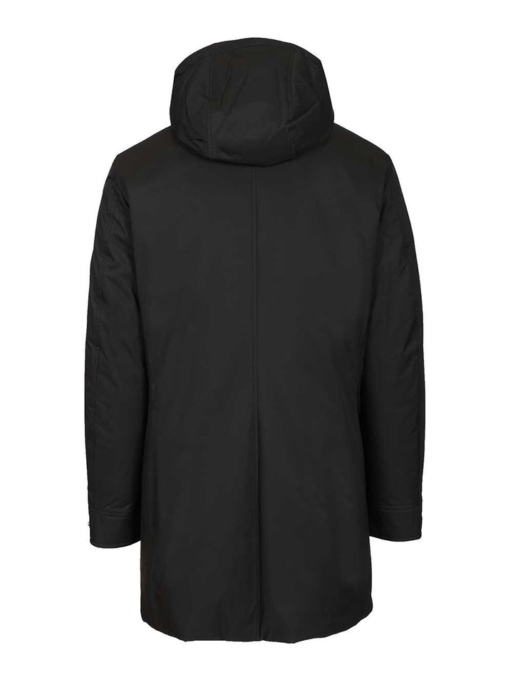 Moorer Vermont-Ads Long Down Jacket Coats - Blu | 5cde6185ba6d34f557f6bc568553a388ede18118