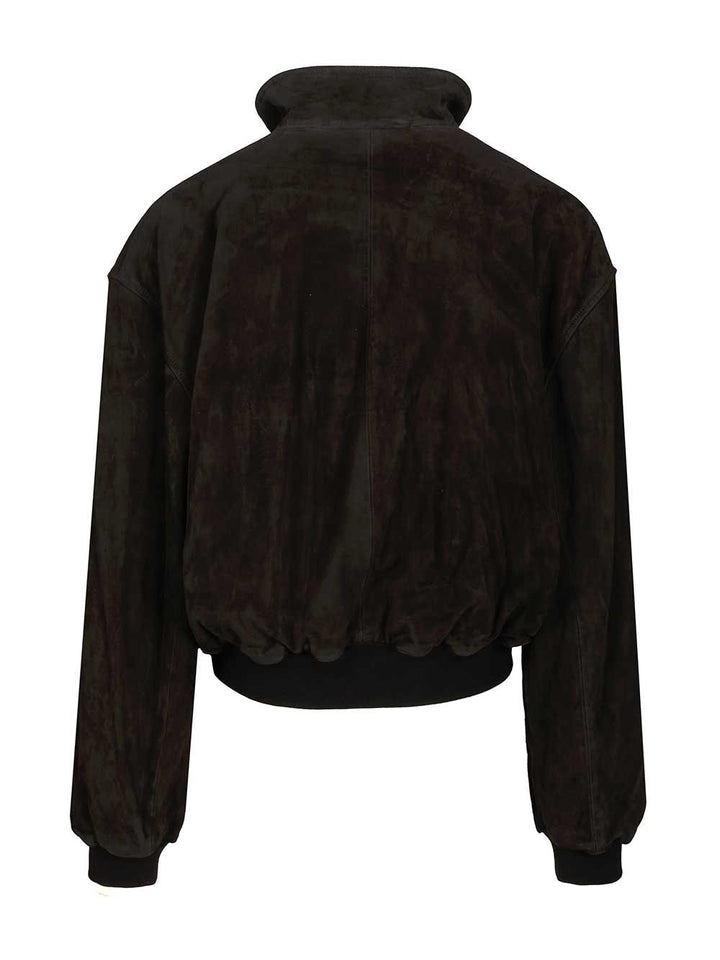 Balenciaga Suede Jacket Giacche - Nero | ded914632e6bd4d7946f97c586d44ae0b4b177cf