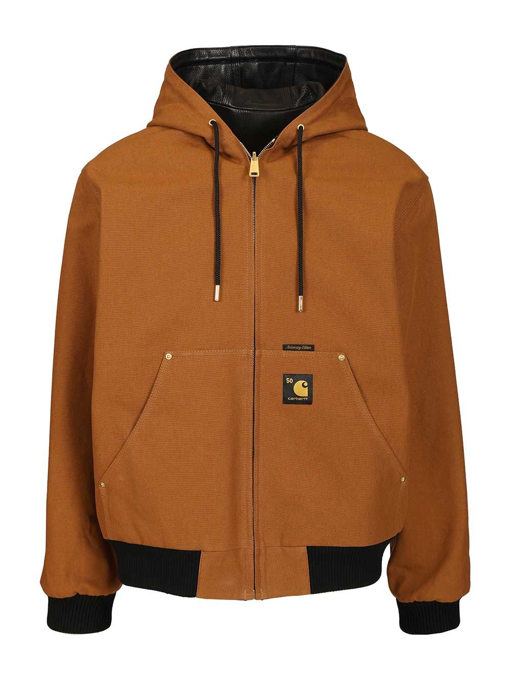 Carhartt Wip 50 Years Anniversary Og Active Jacket Leather Giacche - Nero | e97baa45aba18bc72a2a01d365718955b6b07597