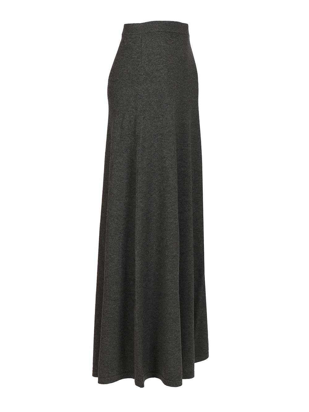 Balenciaga Maxi Skirt Gonne - Grey | 4739a4ea280fd345c04b82bb3cffabb81fb26124