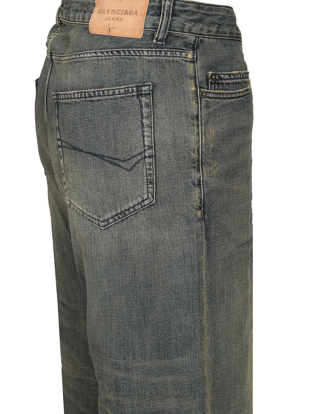 Balenciaga Relaxed-Fit Pants Jeans - Blu | aec67ca12ae20ac1b47246d29224fdcdcd7fe0f2