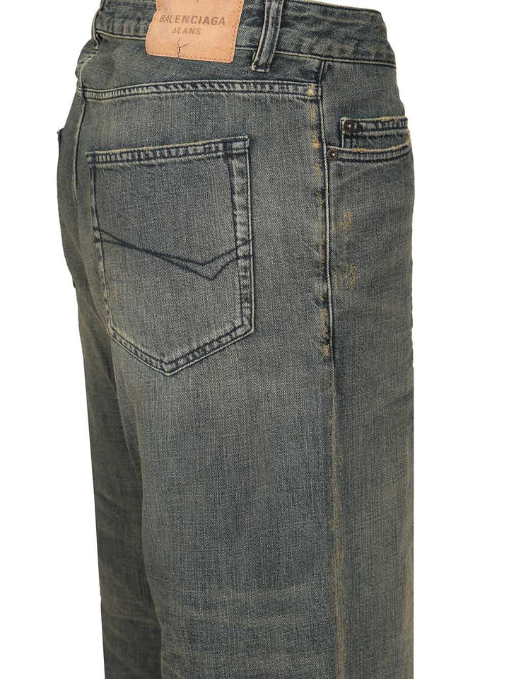 Balenciaga Relaxed-Fit Pants Jeans - Blu | aec67ca12ae20ac1b47246d29224fdcdcd7fe0f2