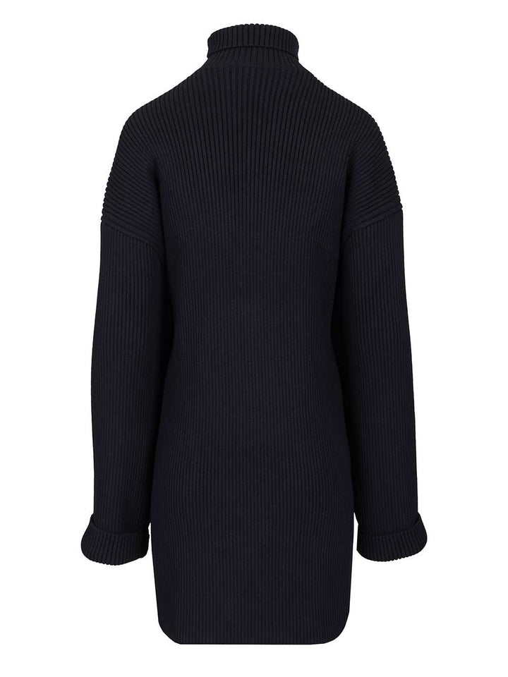 Balenciaga Pinched Knit Mini Dress Abiti - Blu | afa74ae5e2ba7c3969bbabb26998322dec969a41