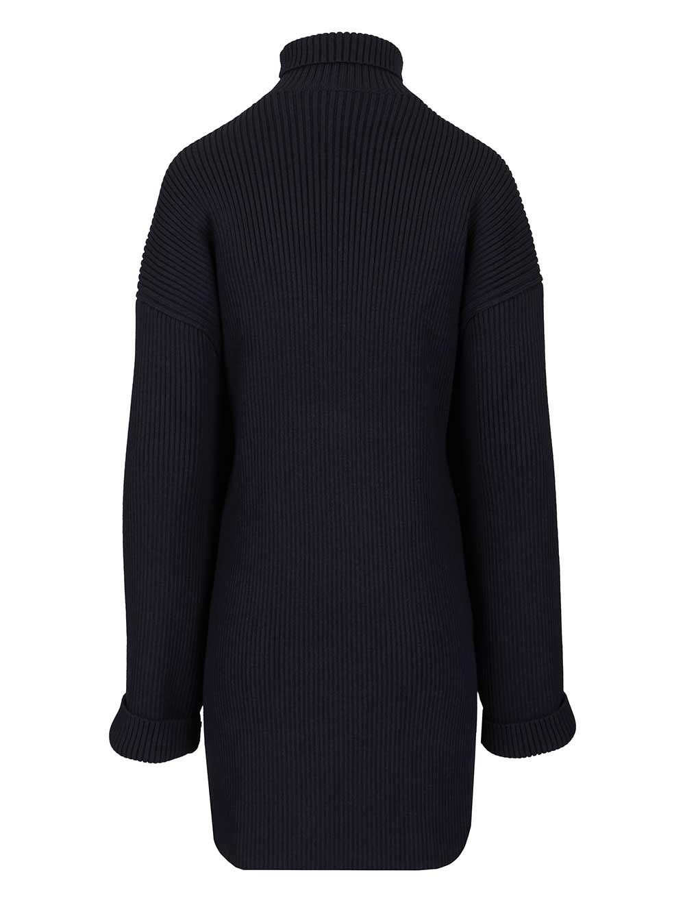 Balenciaga Pinched Knit Mini Dress Abiti - Blu | afa74ae5e2ba7c3969bbabb26998322dec969a41