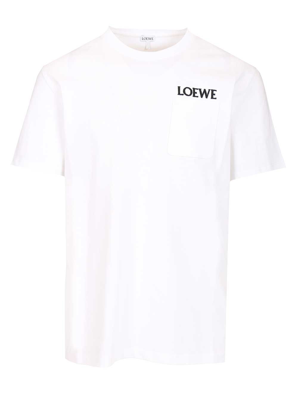 Loewe Relaxed Fit T-Shirt - Bianco | 0ffb64719f38e43b2e2838e15d77d0d9ca31b1ab