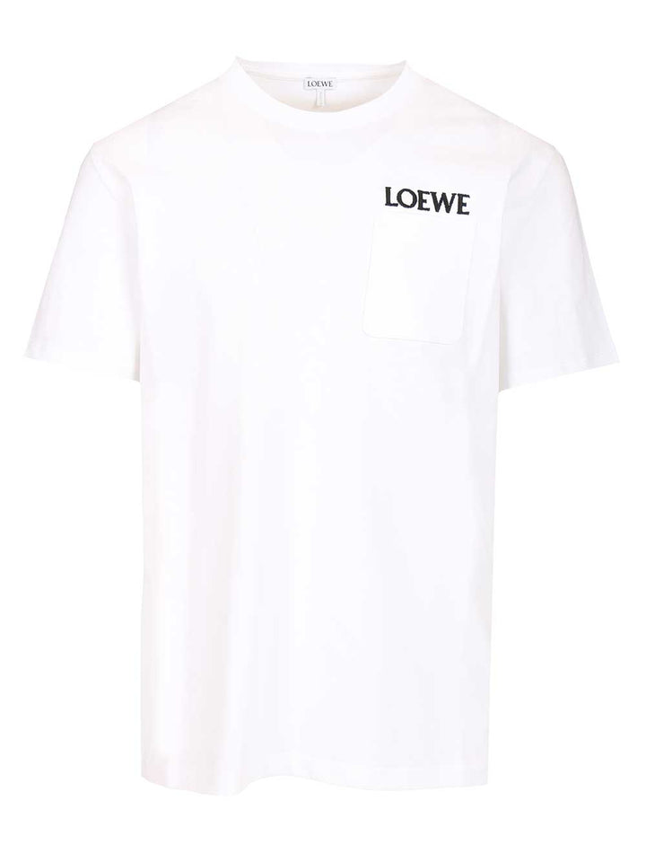 Loewe Relaxed Fit T-Shirt - Bianco | a815bfdcde4baffcb2081050a4ba49bbf5cb06a4