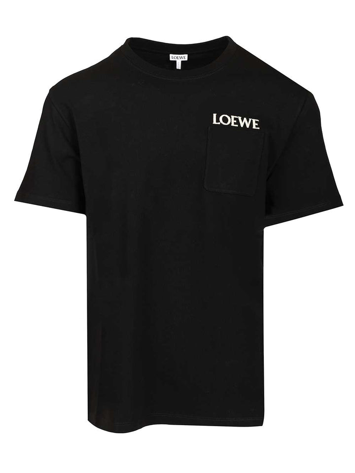 Loewe Relaxed Fit T-Shirt - Nero | ce81b333712be4c9229452a1e0ab858d3f818bda