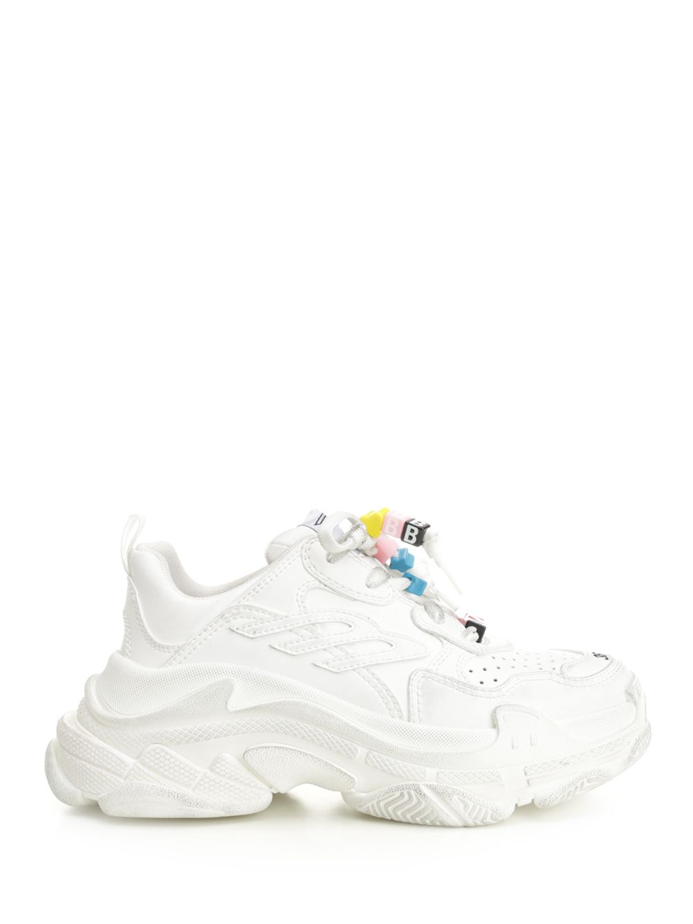 Balenciaga Triple S Sporty Sneakers - Bianco | b93444b296f3c8cc1e2d5dcadef446a44a1e94c8
