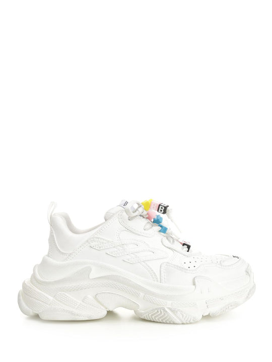 Triple S Sporty Sneakers Bianco