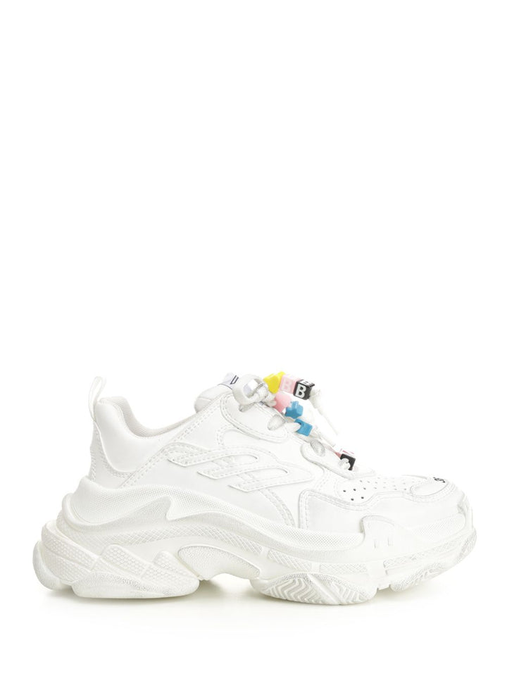 Balenciaga Triple S Sporty Sneakers - Bianco | b93444b296f3c8cc1e2d5dcadef446a44a1e94c8