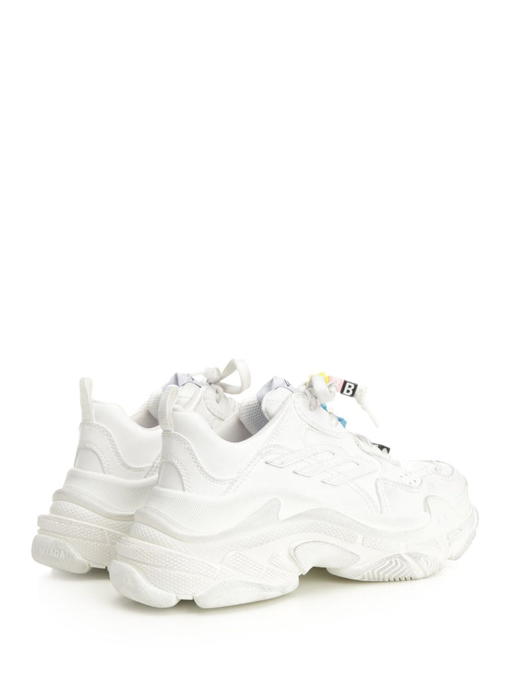 Balenciaga Triple S Sporty Sneakers - Bianco | 7f5e77b06db9e6f47f941be365965be4780bd872