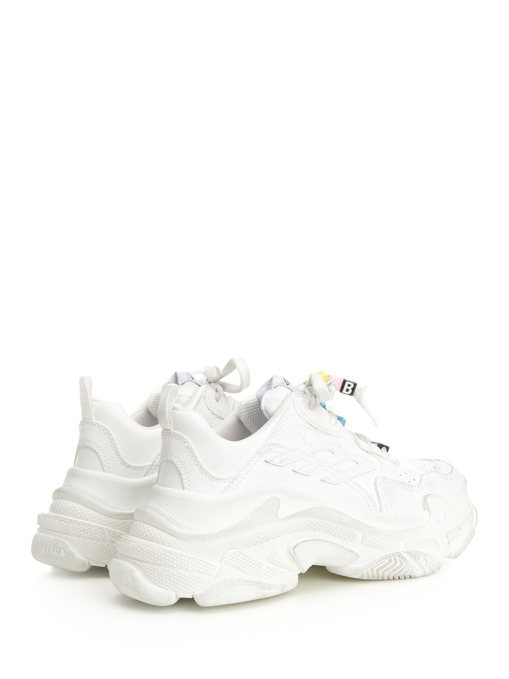 Balenciaga Triple S Sporty Sneakers - Bianco | 7f5e77b06db9e6f47f941be365965be4780bd872