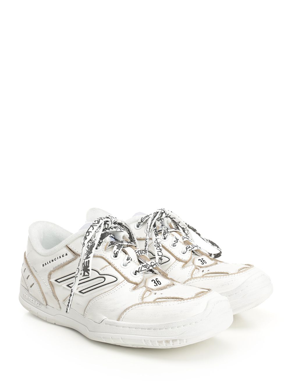 Balenciaga Hamptons Sneakers - Bianco | a2640925b74ae0de3916677a1a734a22dc231843