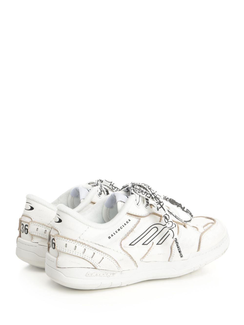Balenciaga Hamptons Sneakers - Bianco | 144572913c4118ea81c8698221c5b5dde92fdee6