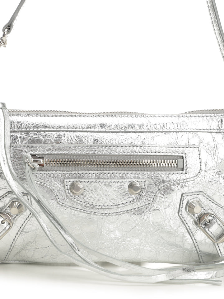 Balenciaga Le City Shoulder Bags - Silver | 9d89dc1e0e5048f7b8e70ffbd7ada2987a375433