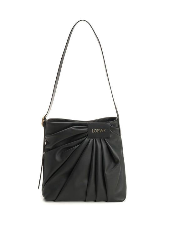Draped Tote Shoulder Bag Crossbody Bags Nero