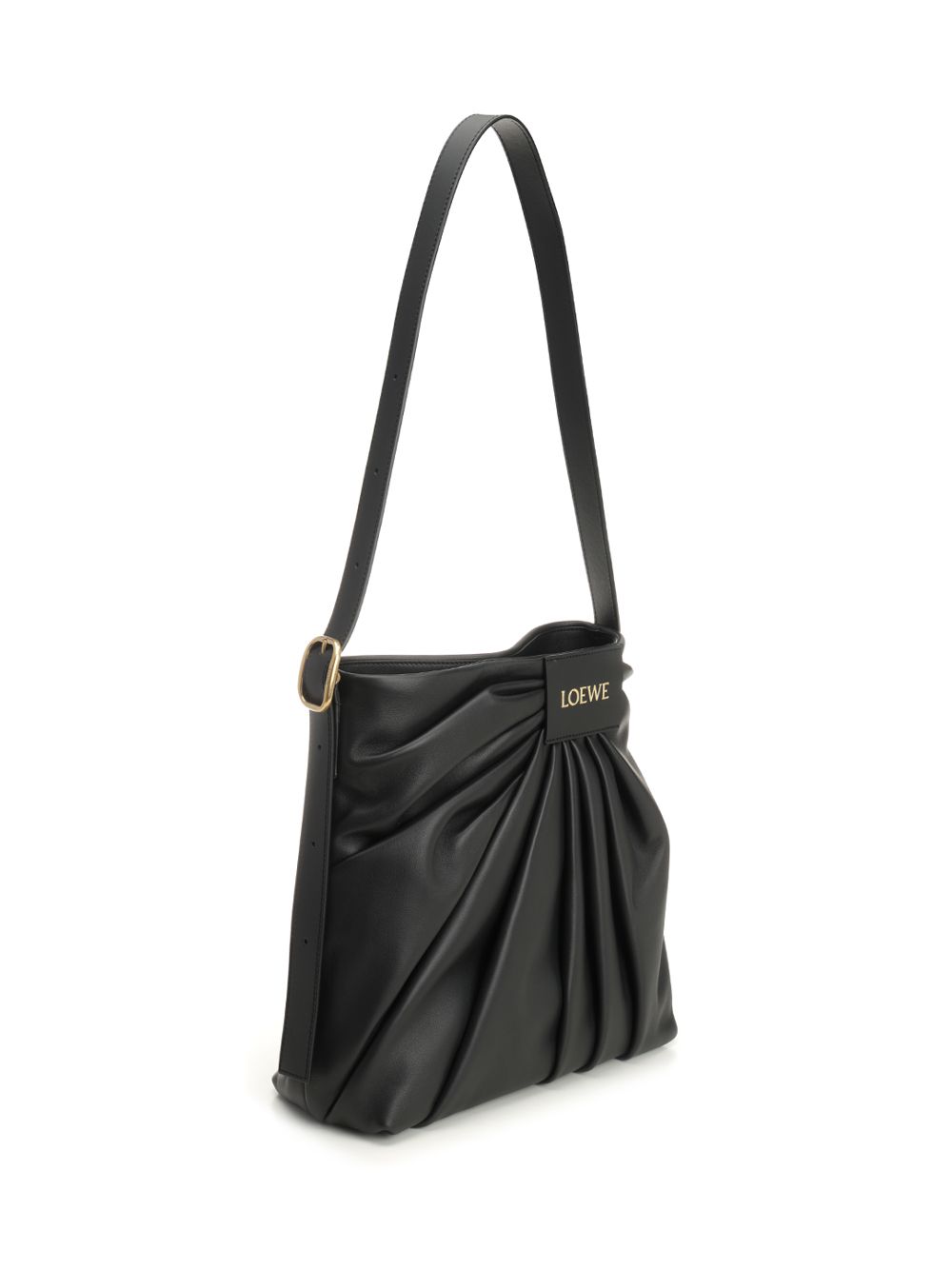 Loewe Draped Tote Shoulder Bag Crossbody Bags - Nero | 04cad8d6a270de7b9631f95814c7f75840b07631