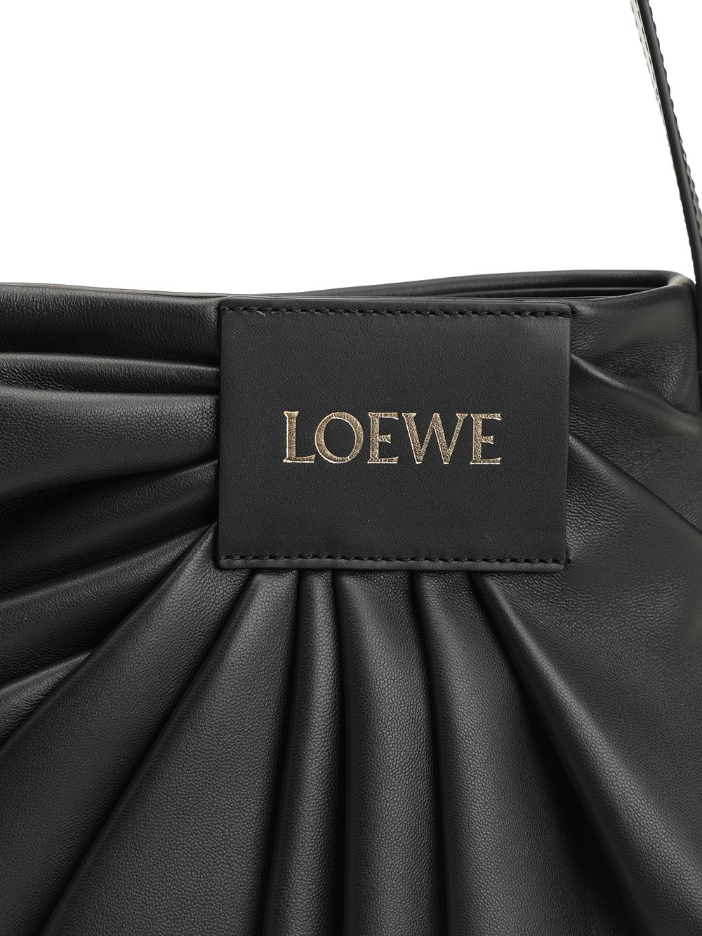 Loewe Draped Tote Shoulder Bag Crossbody Bags - Nero | 391ce7b06df1d1a476ec64900cfb012ff323f0a6